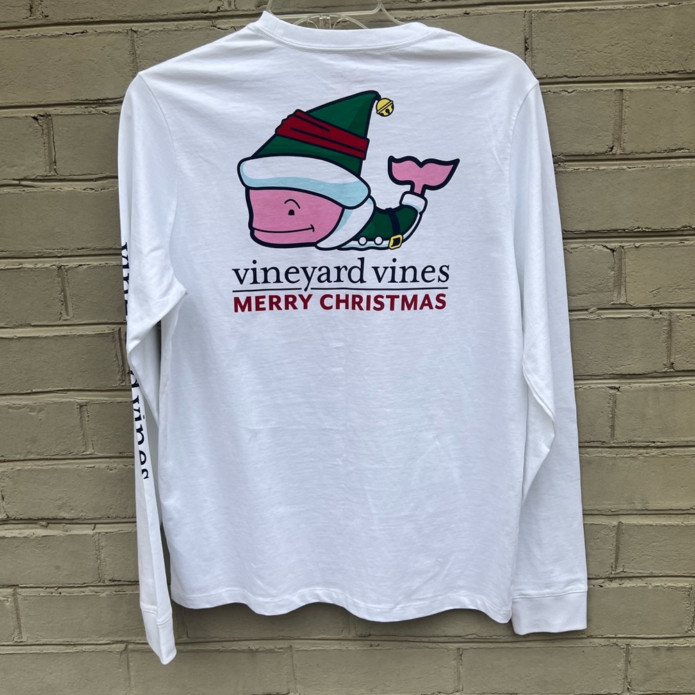 NWT Vineyard Vines Elf Whale Size XL 18 Long Sleeve T-Shirt